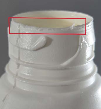 NECK DEFORMITY (TOOLING GOUGE/BURR)